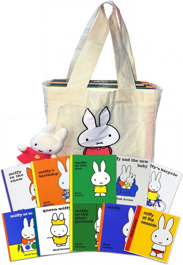 Miffy - 10 Books Set with Plush Toy